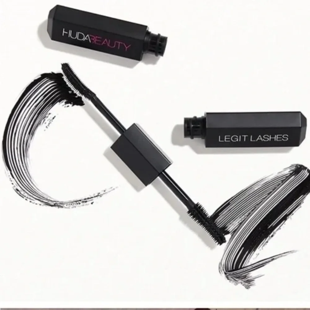 Huda Beauty Legit Lashes Double-Ended Volumizing and Lengthening Mascara NWT